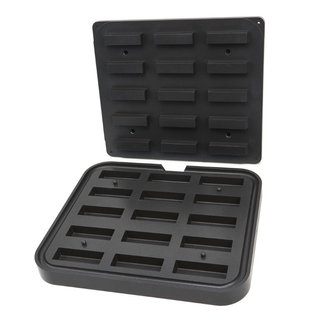 Stampo Tartelette - Rettangolo - 90x30/85x26 mm -