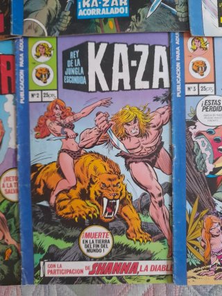 Cómic Ka-Zar lote.