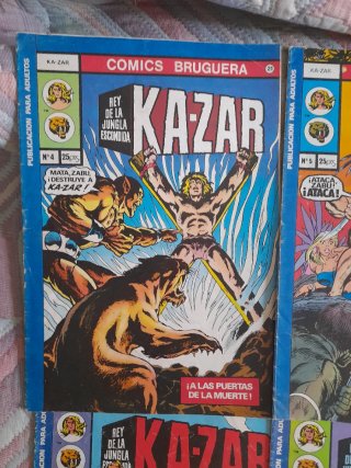 Cómic Ka-Zar lote.