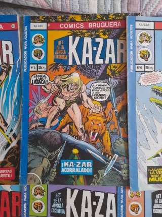 Cómic Ka-Zar lote.