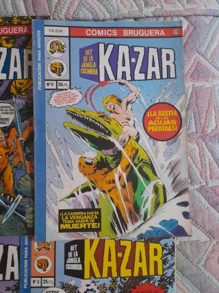 Cómic Ka-Zar lote.