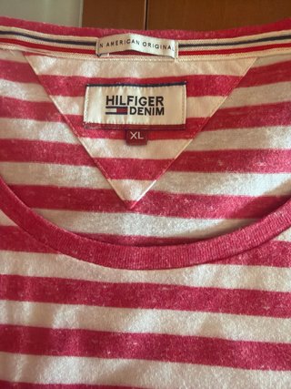 Camiseta Tommy Hilfiger Rayas Talla XL