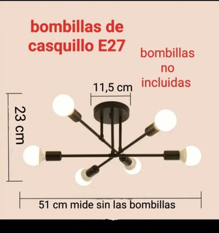 Lámpara de techo nueva comedor cocina habitación