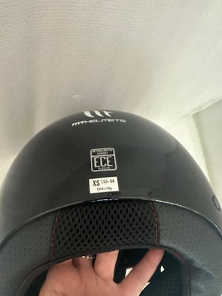 Casco MT Taglia XS Nero Nuovo