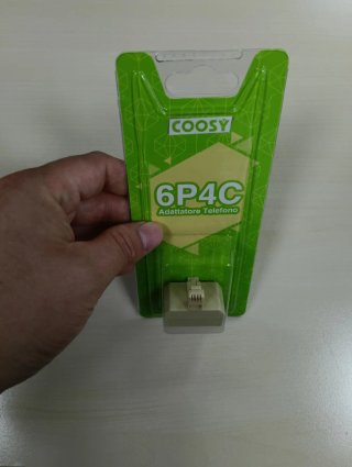 Adattatore COOSY 6P4C per Telefono