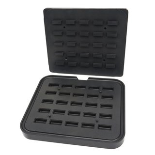 Stampo Tartelette - Rettangolo - 50x23/42x17 mm -