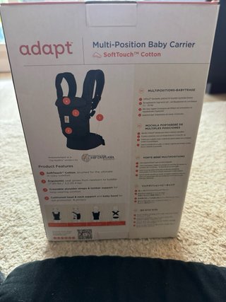 Mochila Portabebés Ergobaby Adapt 360 Negra