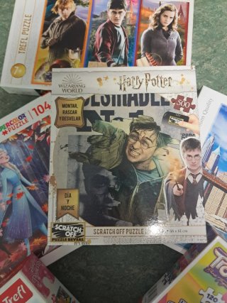 Lotes de Puzzles Disney, Harry Potter y Trolls
