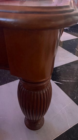 Mesa de centro madera y cristal