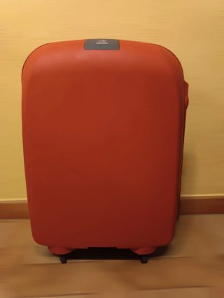 Maleta de viaje Carrera 4 ruedas naranja