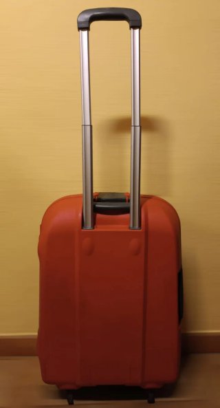 Maleta de viaje Carrera 4 ruedas naranja