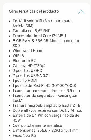 Portátil Samsung Galaxy BOOK4 i3 Gris