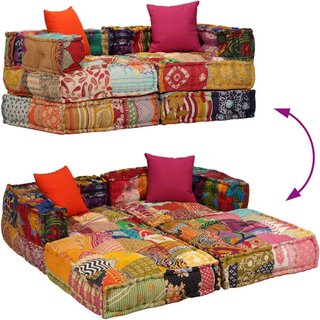 Puf Modular Patchwork 2 Plazas