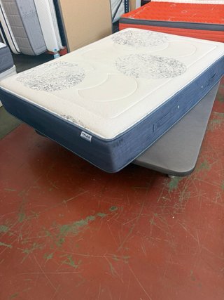 BASE Y COLCHON FLEX PREMIUN VISCO 135x190