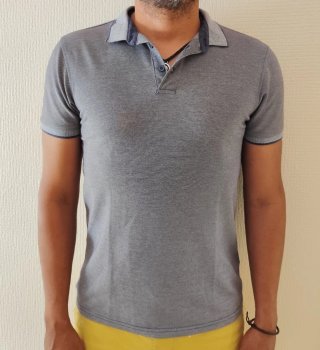 Polo gris Primark Talla M