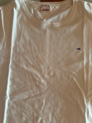 Camiseta Tommy Hilfiger Blanca Talla XL