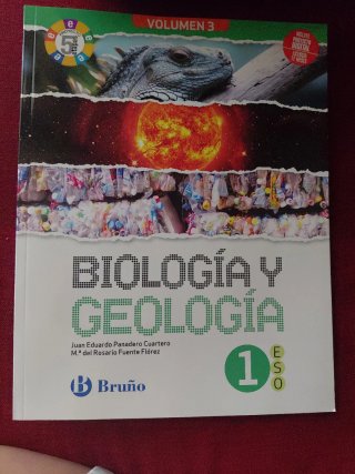 Libro biología y geología 1 ESO bruño