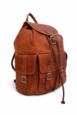 Mochila cuero unisex