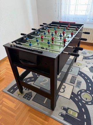 Mesa giratoria de Billar y Futbolín + Accesorios