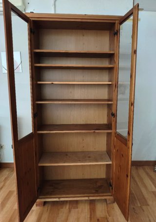 Vitrina Ikea Madera y Cristal