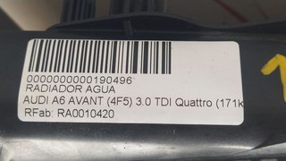 AUDI A6 AVANT (4F5) 3.0 TDI Quattro (171kW) RADIADOR AGUA