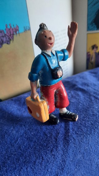 Oferta junio, Figuras Tintín y Haddock, Años 80.