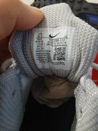Nike Shox 4 nuove bianche metalliche taglia 39