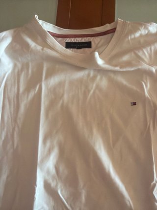 Camiseta Tommy Hilfiger Blanca Talla XL un