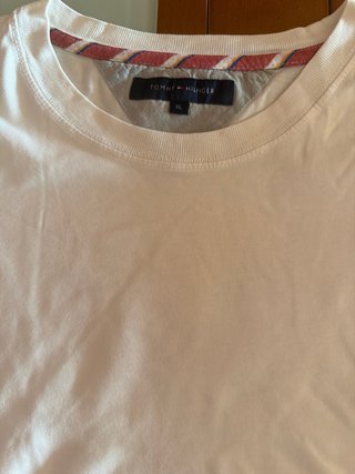 Camiseta Tommy Hilfiger Blanca Talla XL