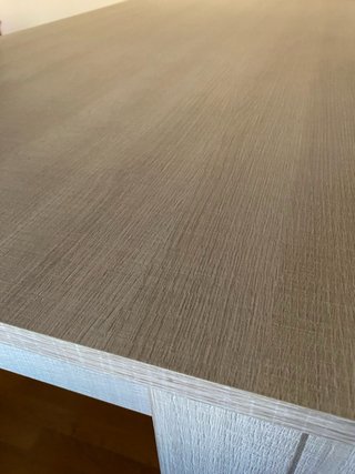 Mesa de comedor madera beige/marrón