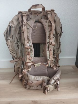 Mochila militar camuflaje desierto
