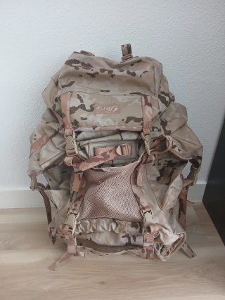 Mochila militar camuflaje desierto