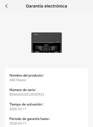 Robot Aspirador Dreame X40 Master