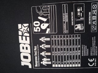 Chaleco Neopreno XL. Marca JOBE