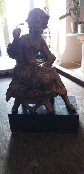 Figura antigua de calamina
