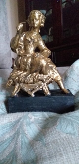 Figura antigua de calamina