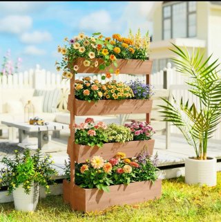 Jardinera de madera