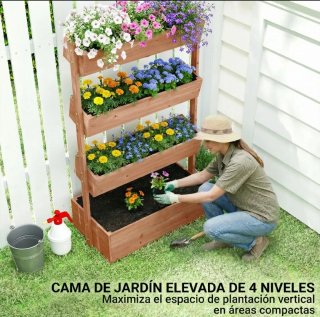 Jardinera de madera