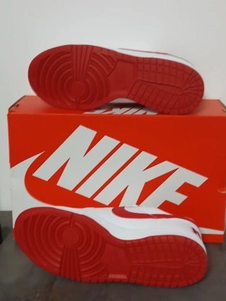 Nike Donna Sneakers Bianche Rosse Taglia 39