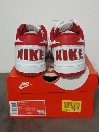 Nike Donna Sneakers Bianche Rosse Taglia 39