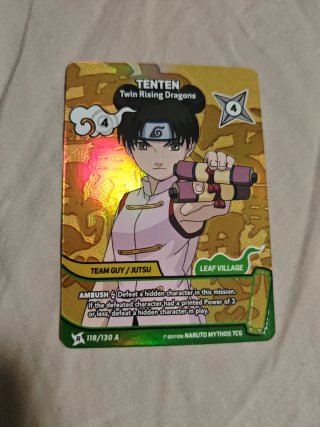 Carta Tenten Twin Rising Dragons Naruto de segunda mano por 20 EUR