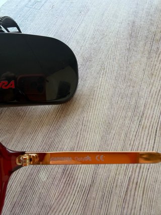Gafas Carrera Aviador Rojas y Doradas