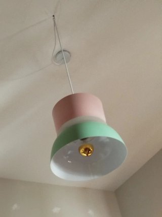Lámpara colgante diseño colores