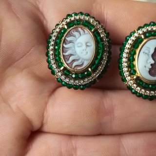 Pendientes Plata Sol y Luna