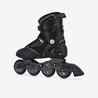 Roller adulto fitness FILA BOND 84 mm negro/oro
