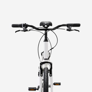 Bicicleta Trekking Cuadro Bajo Expl 50 Gris