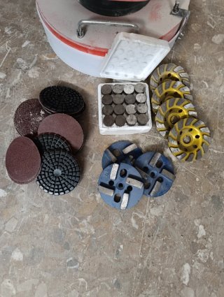 Máquina pulir y lijar suelos industrial