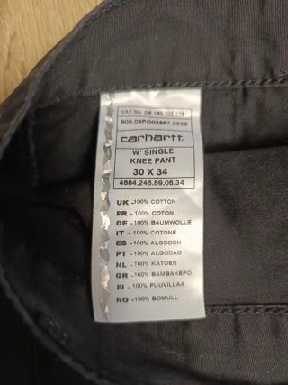 Pantalón Carhartt Negro