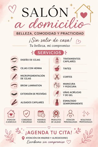 Salon belezza a domicilio