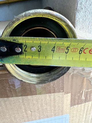 Coppia Lance Antincendio Vintage Rame Ottone